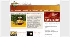 Desktop Screenshot of hochlandimker.at