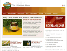Tablet Screenshot of hochlandimker.at